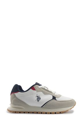 کفش اسنیکر سفید مردانه بند دار U.S. Polo Assn. - کد 922904655