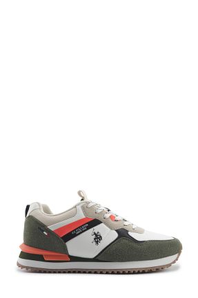 کفش اسنیکر بژ مردانه بند دار U.S. Polo Assn. - کد 922904071