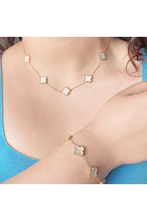 ست استیل سفید زنانه استیل (فولاد) Inure Jewelry - کد 759092164