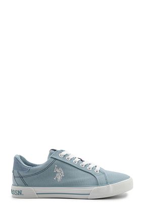 کفش اسنیکر آبی زنانه بند دار U.S. Polo Assn. - کد 934445739