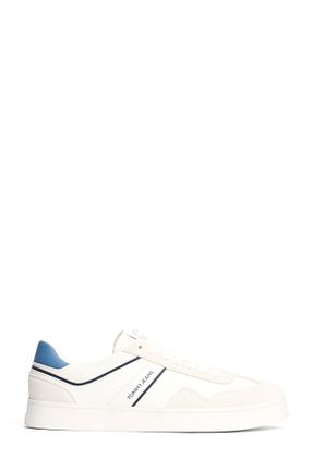 کفش اسنیکر سفید مردانه چرم اصل Tommy Hilfiger - کد 889677963