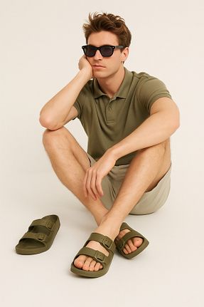 دمپائی سبز مردانه EVA Jack & Jones - کد 301564826