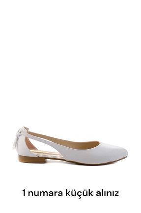 بابت سفید زنانه پارچه ای LANDSHOES - کد 934401830