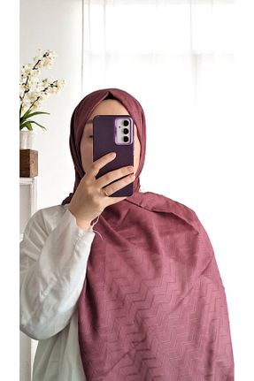 شال صورتی زنانه پنبه پلی استر Lavena scarfs - کد 932921968