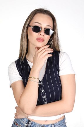 عینک آفتابی مشکی زنانه 48 Ticarto - کد 939059126