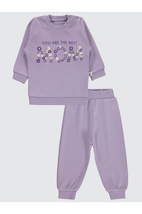 ست نوزادی بنفش بچه گانه پنبه ای Civil Baby - کد 739234481