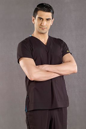لباس کار مشکی ÇİZGİ MEDİKAL - کد 129622498