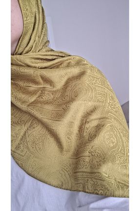 شال سبز زنانه پنبه ای Lavena scarfs - کد 933353022