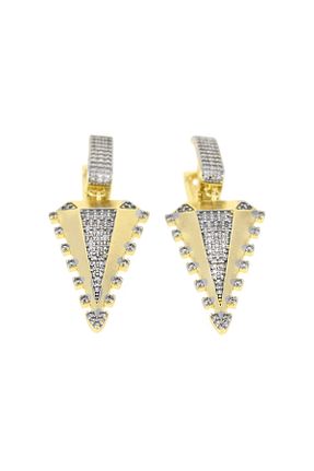 گوشواره استیل (فولاد) طلائی زنانه استیل (فولاد) MÜK - کد 941854476