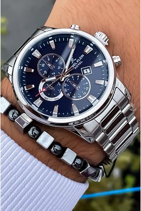 ساعت مچی طوسی مردانه 41-45 میلی متر Daniel Klein - کد 896195616