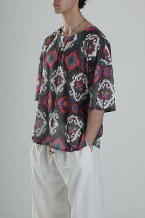 تیشرت زرشکی مردانه اورسایز COCOPELLI - کد 927221755