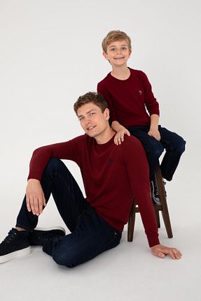 پلیور قهوه ای مردانه ساده U.S. Polo Assn. - کد 873679935