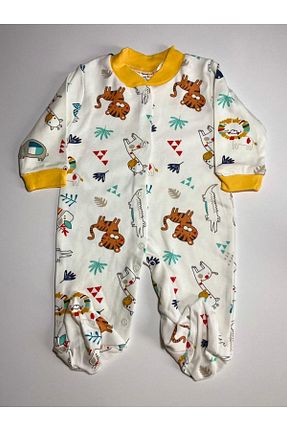 سرهمی خواب زرد بچه گانه پنبه ای Cantaz Baby - کد 284084792