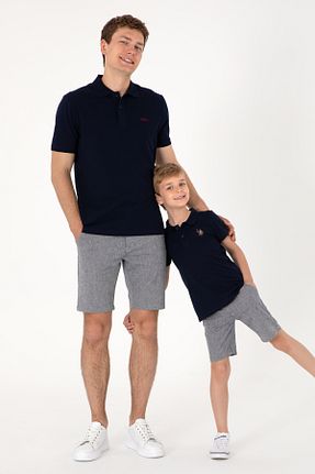 پولوشرت سرمه ای مردانه پنبه ای U.S. Polo Assn. - کد 927639964