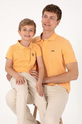 پولوشرت قهوه ای مردانه پنبه ای U.S. Polo Assn. - کد 928116382