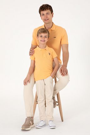 پولوشرت قهوه ای مردانه پنبه ای U.S. Polo Assn. - کد 928116382