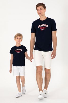 تیشرت سرمه ای بچه گانه رگولار U.S. Polo Assn. - کد 927574007
