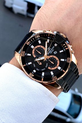 ساعت مچی مشکی مردانه بالای 46 میلی متر Daniel Klein - کد 750452823
