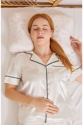 بالش سفید پنبه ویسکون Shine Pillow - کد 778707393