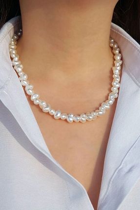 گردنبند مروارید سفید مروارید فرهنگی MiniMall - کد 301902998