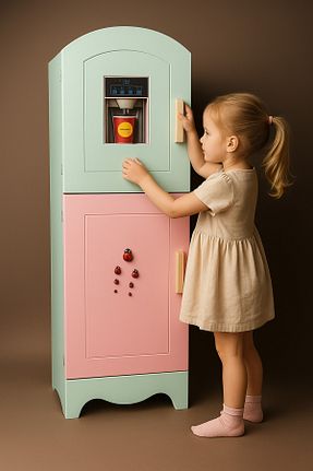 اسباب بازی چوبی صورتی 1 پارچه hedefixtoys - کد 887655896