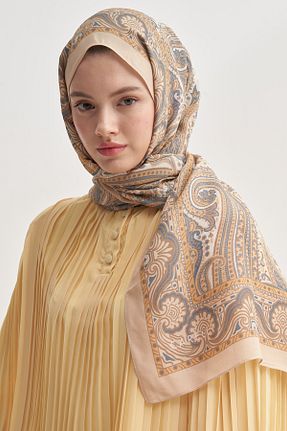 شال رنگی زنانه پنبه ای carell - کد 938424251