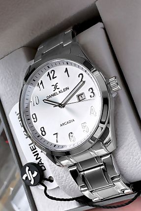 ساعت مچی متالیک مردانه 43 میلی متر Daniel Klein - کد 879894497