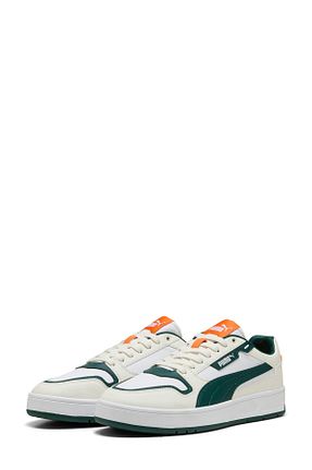 کفش اسنیکر بژ مردانه چرم اصل Puma - کد 902606667