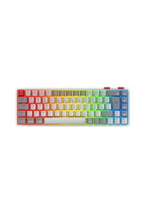 کیبورد گیمر سفید Rampage - کد 898583658