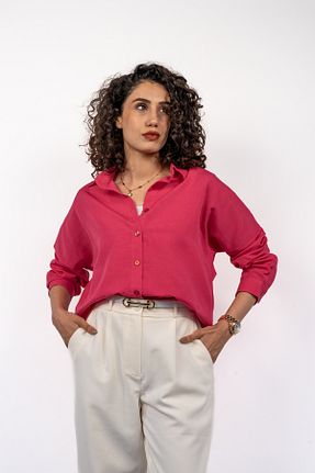 پیراهن صورتی زنانه اسلیم PUANT - کد 940017144