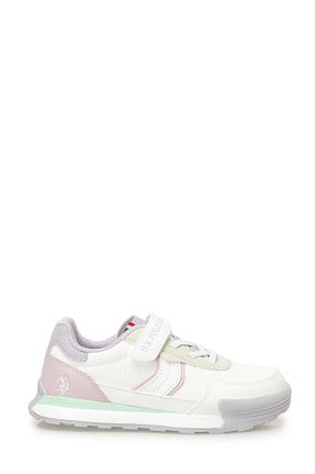 کفش اسنیکر سفید بچه گانه بند دار U.S. Polo Assn. - کد 898017513