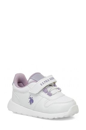 کفش اسنیکر سفید بچه گانه پارچه ای U.S. Polo Assn. - کد 902493364