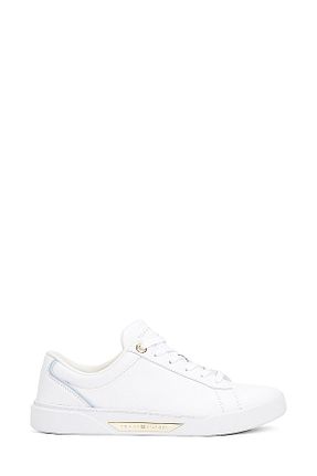 کفش اسنیکر سفید زنانه چرم اصل Tommy Hilfiger - کد 939246260