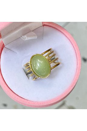 انگشتر استیل (فولاد) طلائی زنانه استیل (فولاد) Neri Accessories - کد 929865182