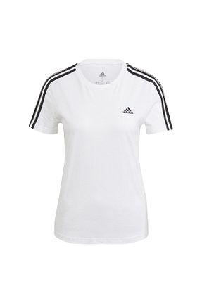 تیشرت سفید زنانه اسلیم فیت adidas - کد 89454407
