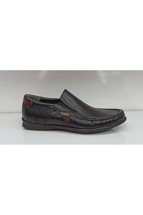 کفش کژوال مشکی مردانه چرم خالص YILDIZ - کد 943918202