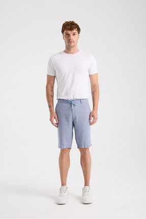 شلوارک و برمودا آبی مردانه رگولار muzzo jeans - کد 942573503