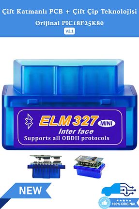 دستگاه عیب یابی خودرو ELM 327 - کد 72710300