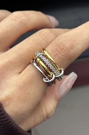 انگشتر استیل (فولاد) رنگی زنانه استیل (فولاد) Vitastyle - کد 937440371