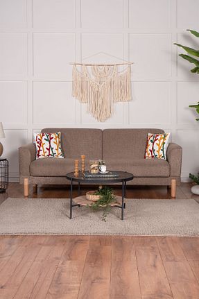 ست مبل قهوه ای 3+2+1+1 Kilim Mobilya - کد 899085140