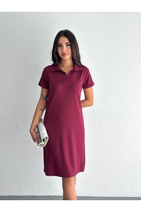 لباس زرشکی زنانه بافتنی Elit - کد 942501711