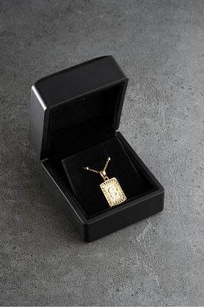 گردنبند نقره زرد زنانه 925 عیار Silvano Jewelry - کد 942558333