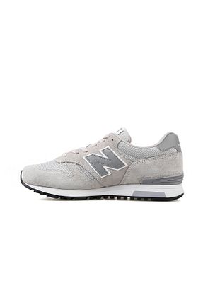 کفش پیاده روی طوسی زنانه چرم اصل New Balance - کد 942562768