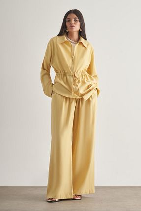 تونیک زرد زنانه بافتنی Mizalle - کد 942574897