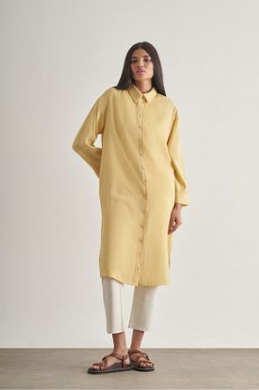 تونیک زرد زنانه بافتنی Mizalle - کد 942585386