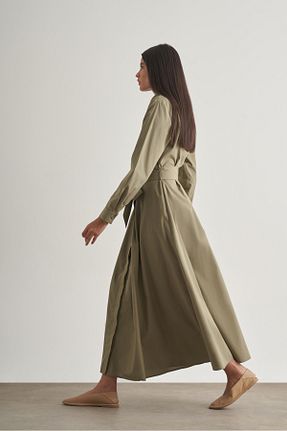 لباس خاکی زنانه بافتنی Mizalle - کد 942586500