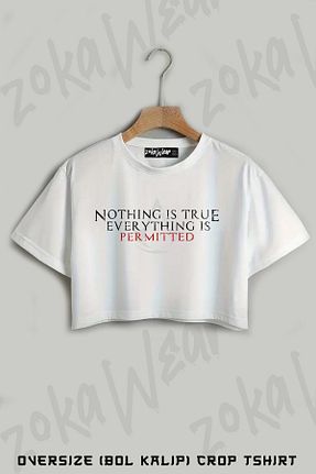 تیشرت سفید زنانه اورسایز ZOKAWEAR - کد 942684669