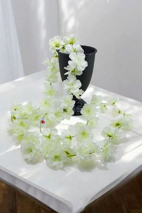 گل خشک و مصنوعی سفید MD Aspiz Flowers - کد 942698062