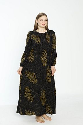 لباس سایز بزرگ مشکی زنانه ویسکون Juliet Deluxe - کد 942702260