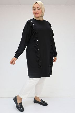 تونیک سایز بزرگ رنگی زنانه بافتنی Eslina - کد 942770145